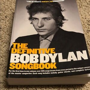 The Definitive Bob Dylan Songbook - Black and Yellow Cover